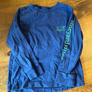 Vineyard Vines navy cotton long sleeve